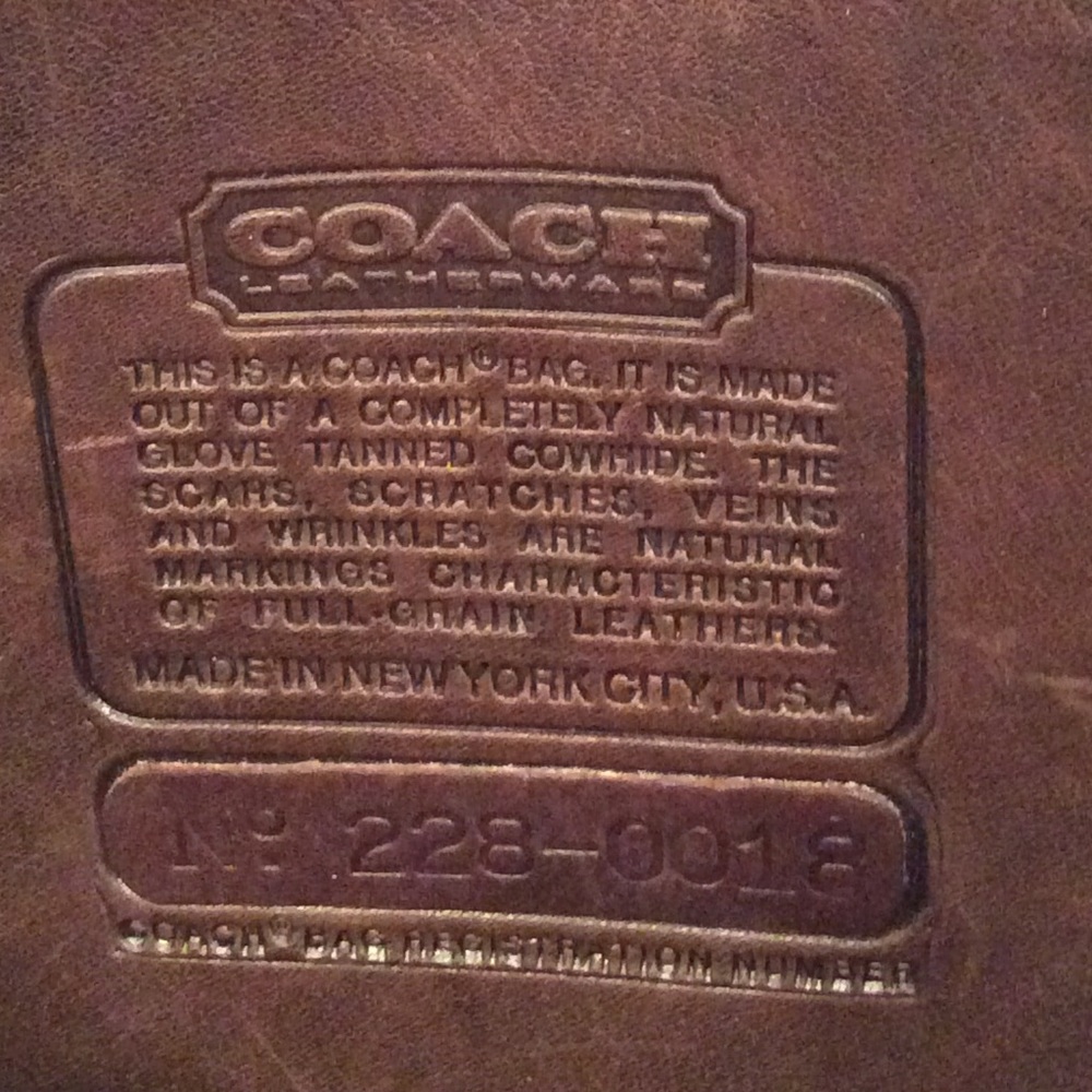 Vintage Coach Slim Satchel ⭐️ NYC ⭐️ mahogany ⭐️ purchased new in 1985 ⭐️